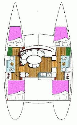 Book yachts online - catamaran - Lagoon 380 - Giulia I - rent