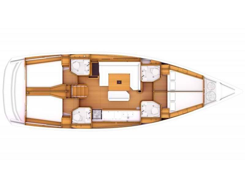 Book yachts online - sailboat - Sun Odyssey 469 - ALHENIA - rent