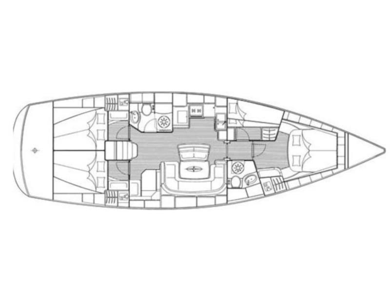Book yachts online - sailboat - Bavaria 46 Cruiser - Espada - rent