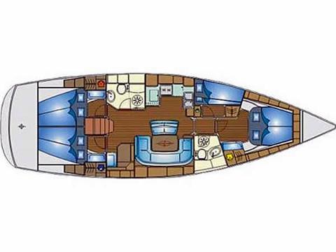 Book yachts online - sailboat - Bavaria 46 C - Silvanac - rent