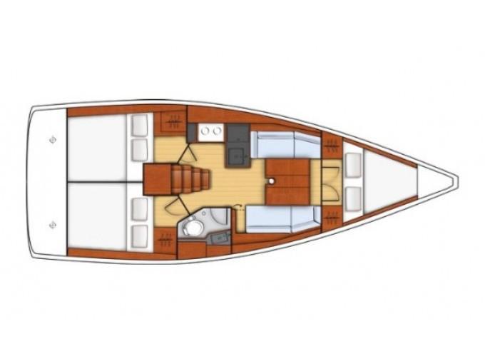 Book yachts online - sailboat - Oceanis 35.1 - Aquilo - rent
