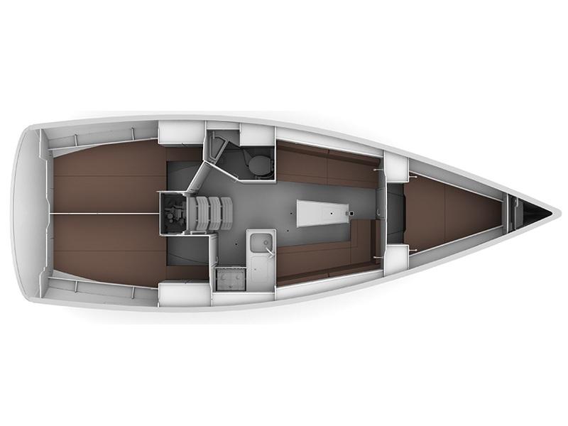 Book yachts online - sailboat - Bavaria Cruiser 34 - ARIZONA - rent