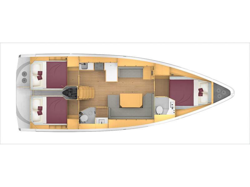 Book yachts online - sailboat - Bavaria C42 - MAUPITI - rent