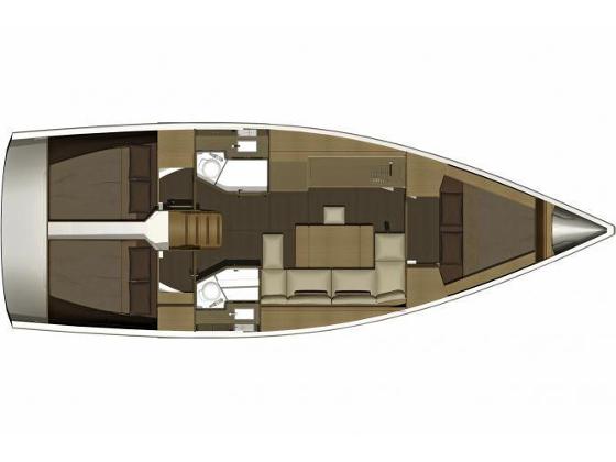 Book yachts online - sailboat - Dufour 382 Grand Large - MIKI - rent