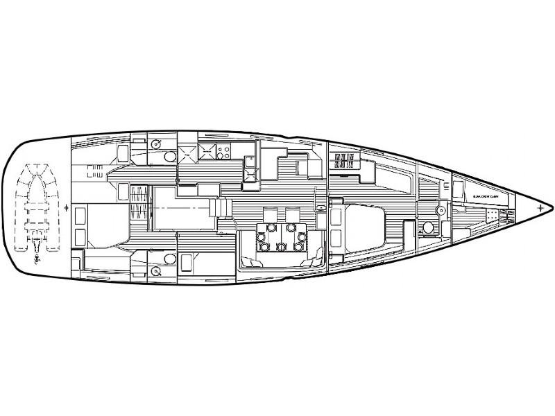 Book yachts online - sailboat - Jeanneau 64 - ENIJA - rent