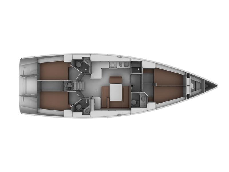 Book yachts online - sailboat - Bavaria Cruiser 45 - Alena - rent
