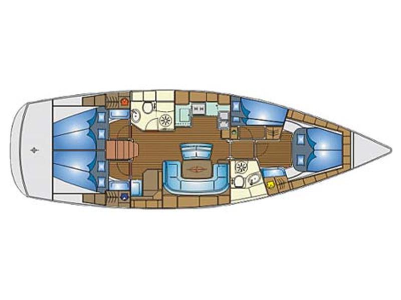 Book yachts online - sailboat - Bavaria 46 Cruiser - EC- 46B-05-CR - rent