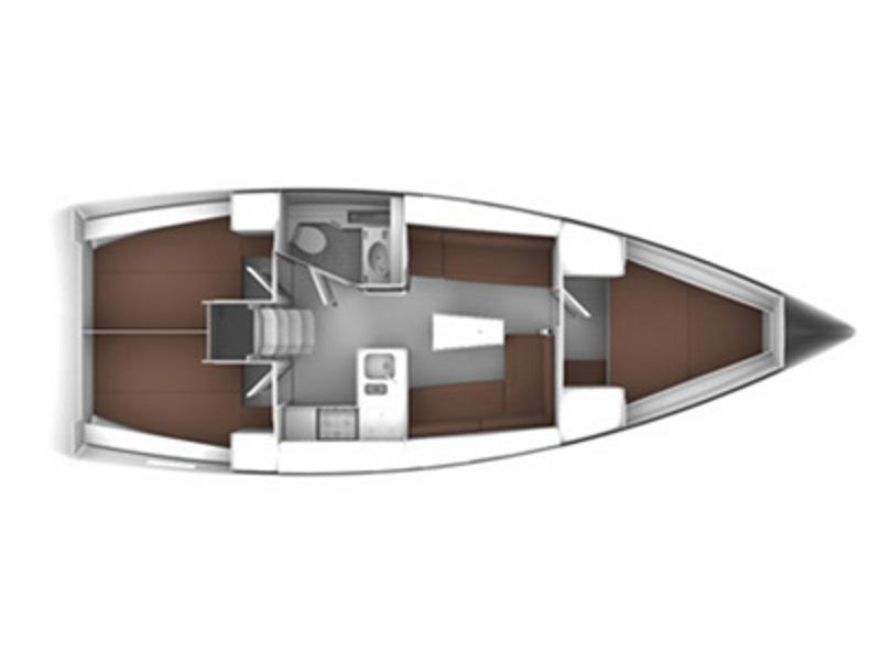 Book yachts online - sailboat - Bavaria Cruiser 37 - EC- 37C-14-CR - rent