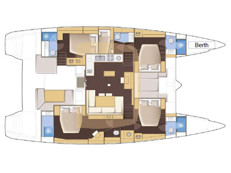 Book yachts online - catamaran - Lagoon 52 - CL- L52-18-F - rent