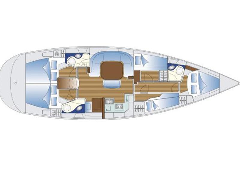 Book yachts online - sailboat - Bavaria 49 - Ionio - rent
