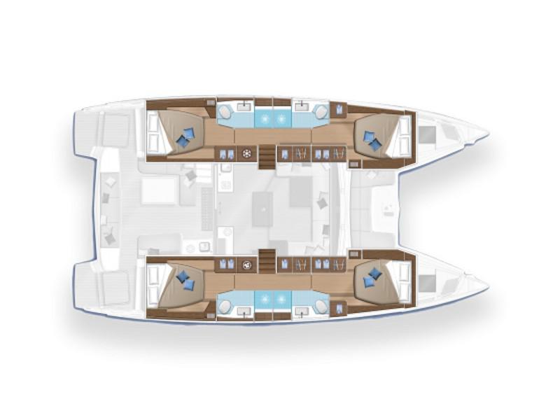 Book yachts online - catamaran - Lagoon 50 - Badi - rent