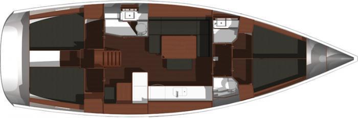 Book yachts online - sailboat - Dufour 450 GL - Baguette - rent