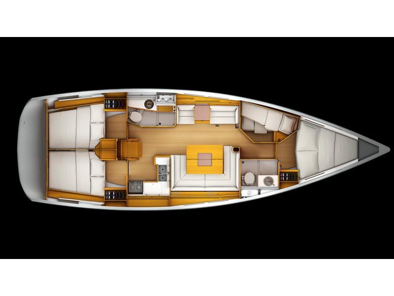 Book yachts online - sailboat - Sun Odyssey 439 - Sun Kiss - rent