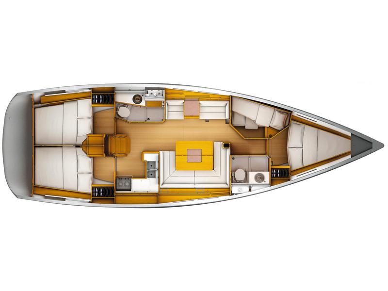 Book yachts online - sailboat - Sun Odyssey 449 - Blue Kiss - rent