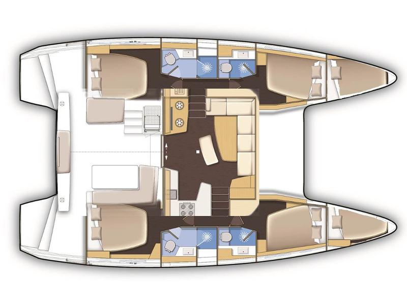 Book yachts online - catamaran - Lagoon 42 - MANGO III - rent