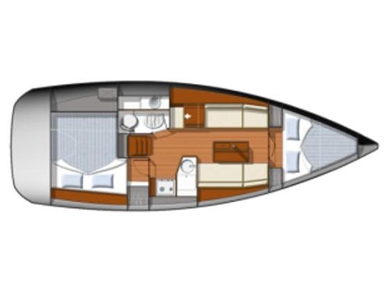 Book yachts online - sailboat - Sun Odyssey 33i - Kiki Kiss - rent