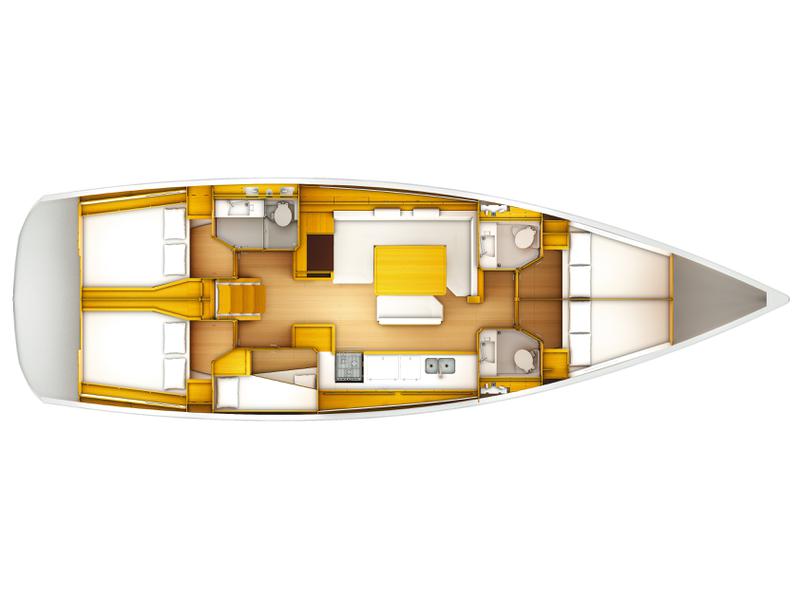 Book yachts online - sailboat - Sun Odyssey 519 FM - Carpe Diem (CV) - rent