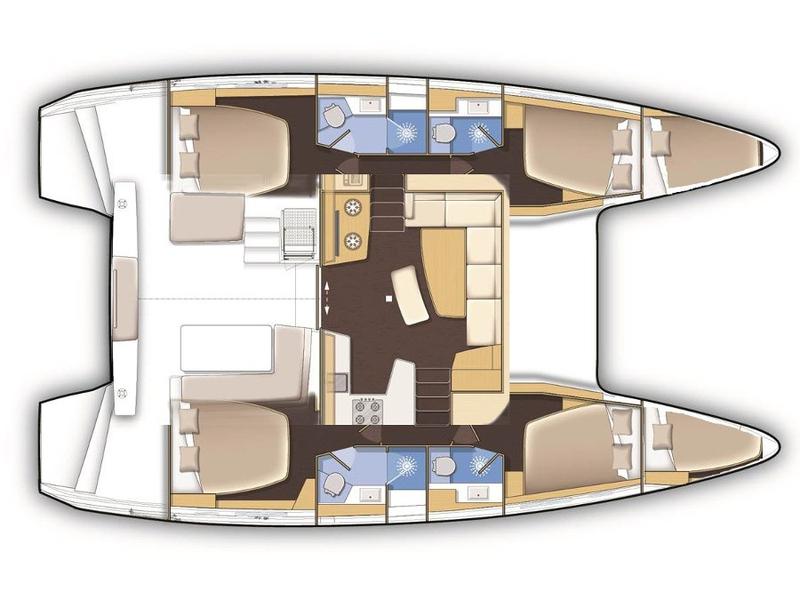 Book yachts online - catamaran - Lagoon 42 - Euphoria - rent