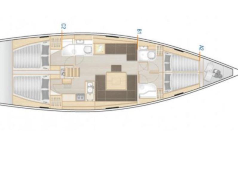 Book yachts online - sailboat - Hanse 458 - Adagio - rent