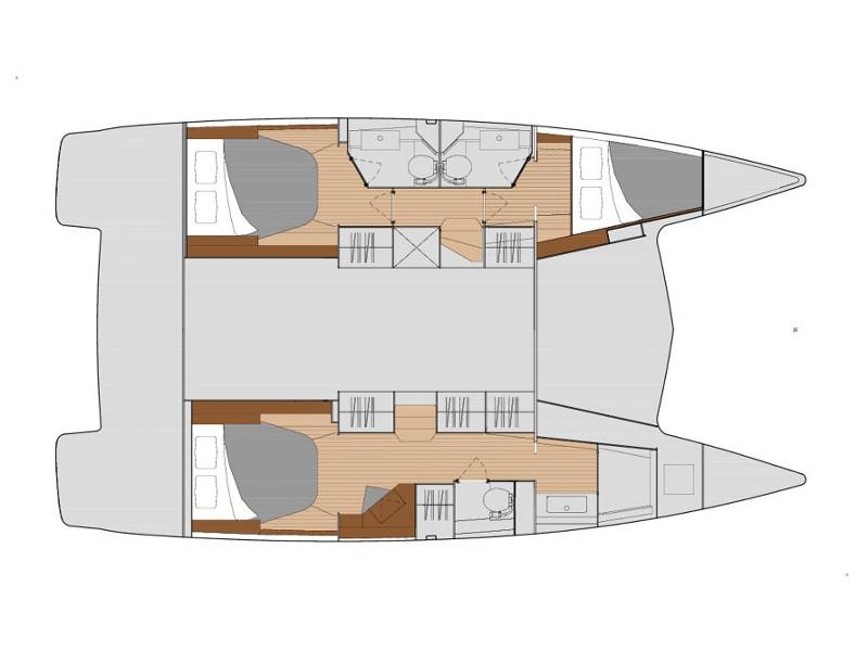 Book yachts online - catamaran - Fountaine Pajot Lucia 40 - Kit-Cat - rent