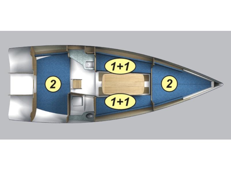 Book yachts online - sailboat - Maxus evo 24 Prestige - ASTA - rent