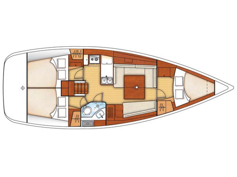 Book yachts online - sailboat - Oceanis 37 - Soundgarden - rent
