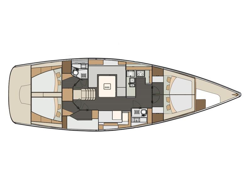 Book yachts online - sailboat - Elan 50 Impression - CUPCAKE - rent