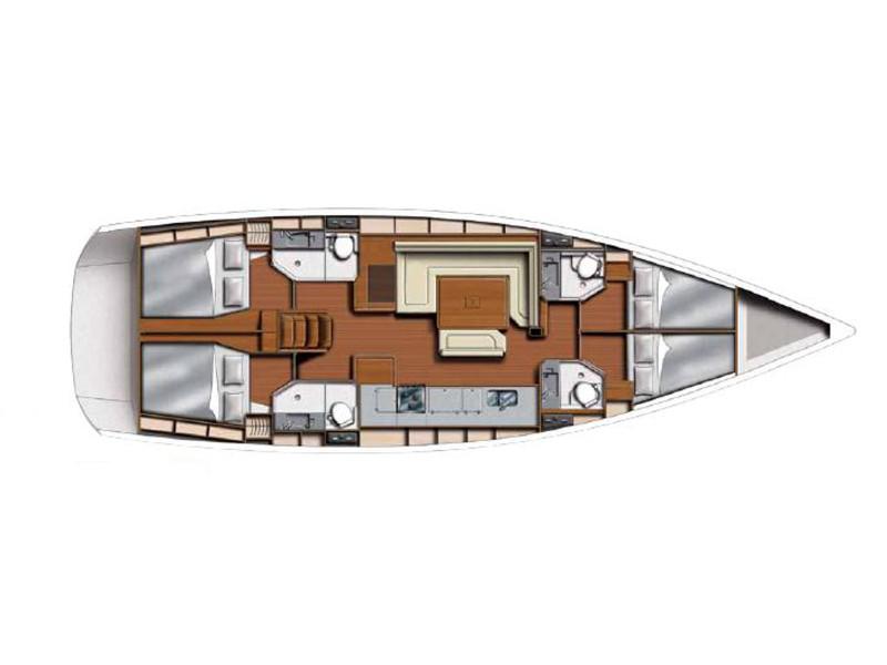 Book yachts online - sailboat - Sunsail 51 - Sunsail 51 (2016) - rent
