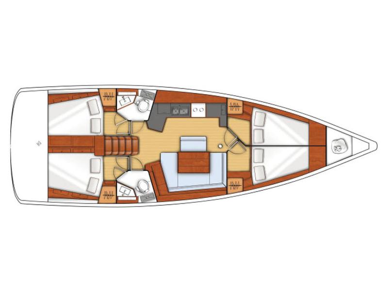 Book yachts online - sailboat - Oceanis 45 - O45-12-TP - rent