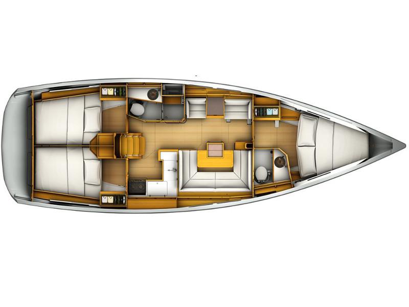 Book yachts online - sailboat - Sun Odyssey 409 - EL GRECO - rent