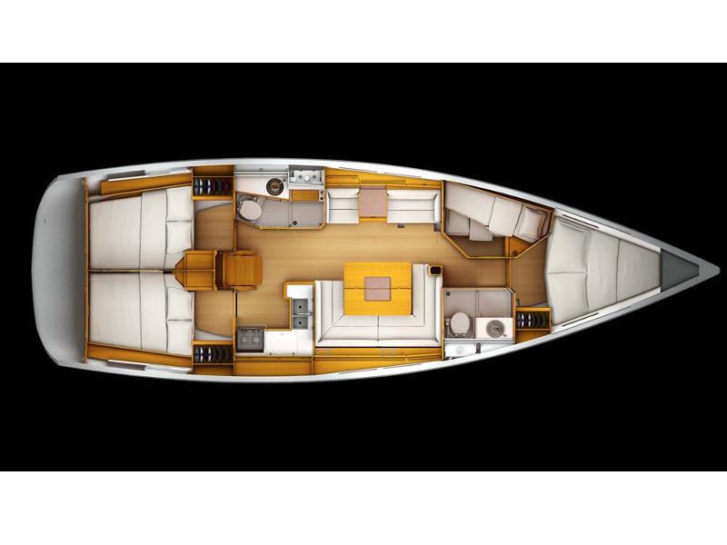 Book yachts online - sailboat - Sun Odyssey 439 - FREGATA - rent