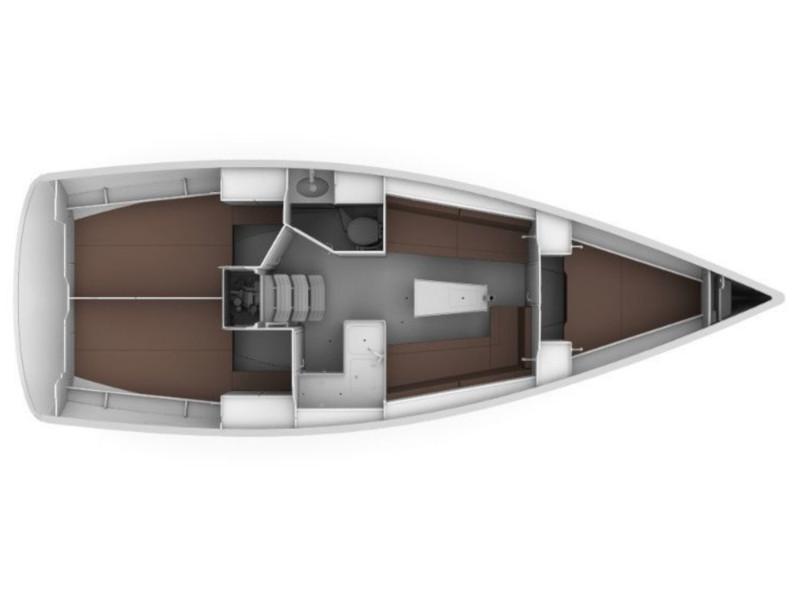 Book yachts online - sailboat - Bavaria 34 Cruiser - Be Happy - rent