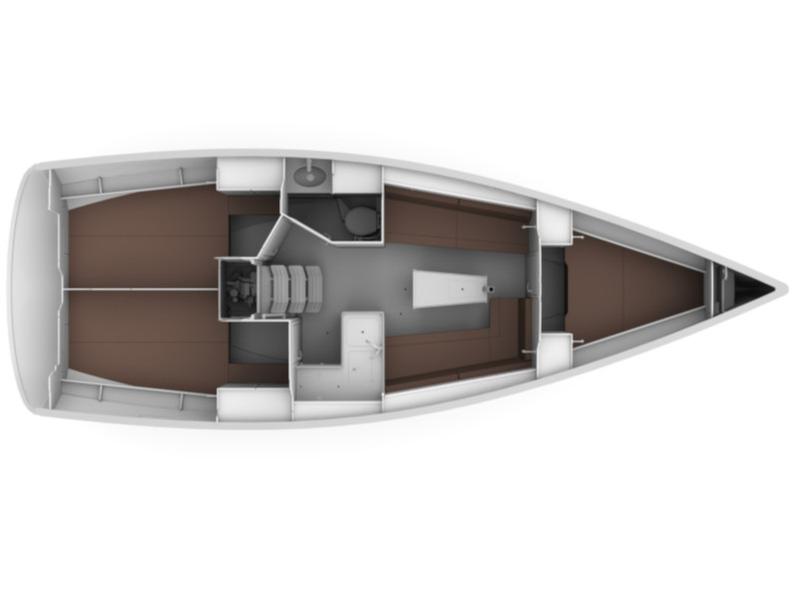 Book yachts online - sailboat - Bavaria 34 Cruiser - Free Spirit - rent