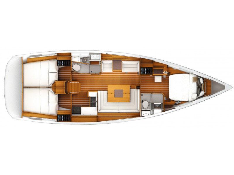 Book yachts online - sailboat - Sun Odyssey 449 (8) - Monoi - rent
