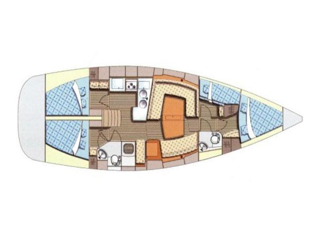 Book yachts online - sailboat - Elan 434 Impression - Didi - rent