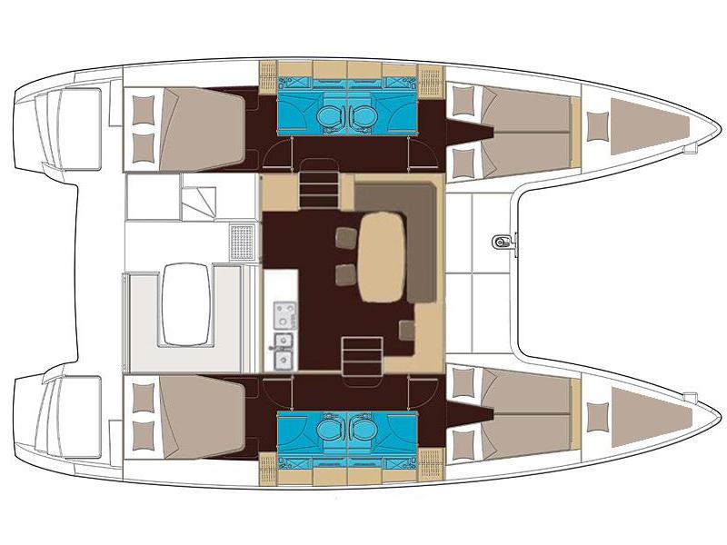 Book yachts online - catamaran - Lagoon 400 S2 - Platon - rent