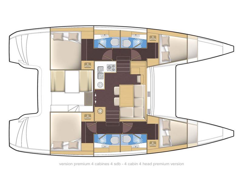 Book yachts online - catamaran - Lagoon 39 - Le Grand Bleu - rent
