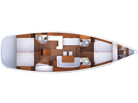 Book yachts online - sailboat - Jeanneau 53 - Madeleine - rent