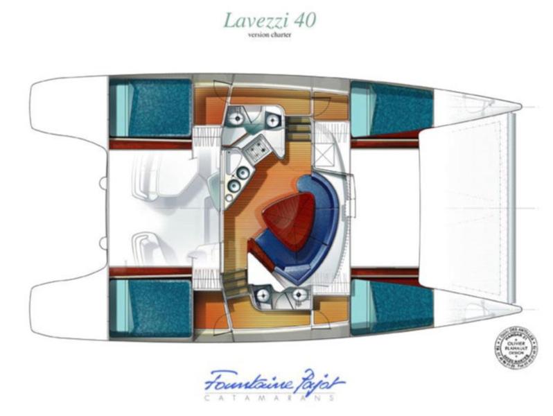 Book yachts online - catamaran - Lavezzi 40 - Baghira Blu - rent
