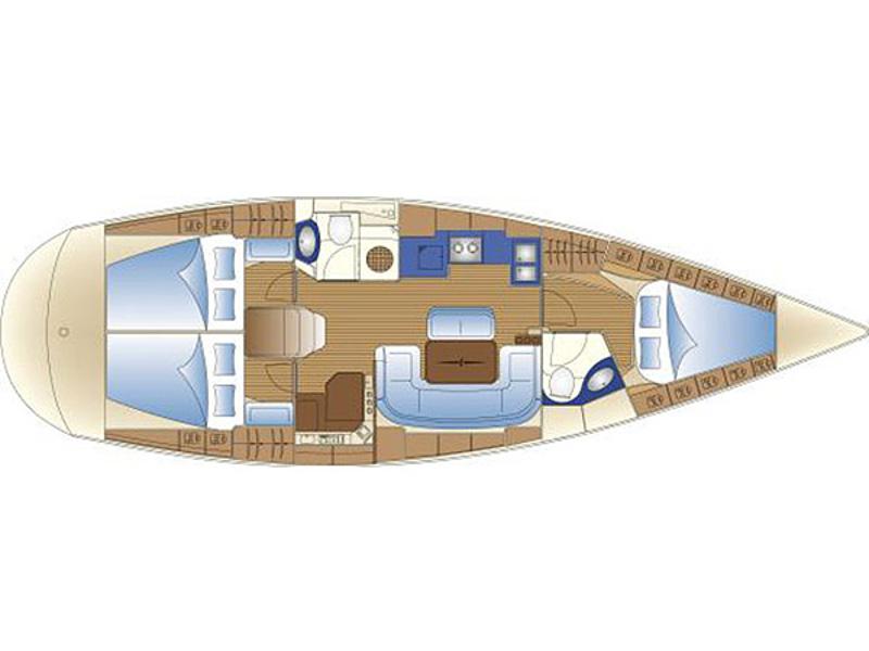 Book yachts online - sailboat - Bavaria 42 Cruiser - Dita - rent