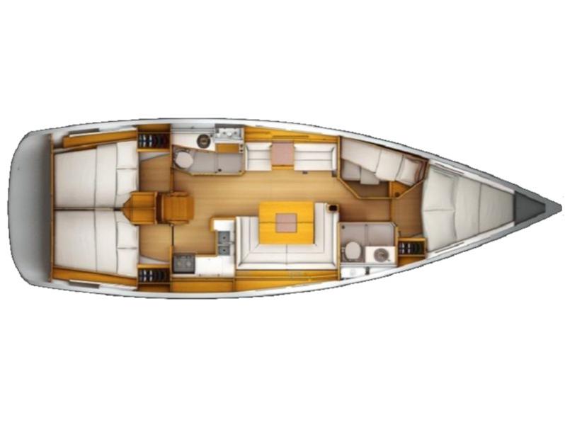 Book yachts online - sailboat - Sun Odyssey 439 - Gipsy Queen - rent