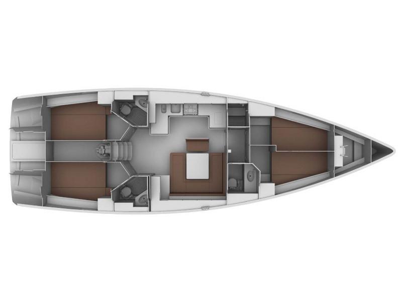 Book yachts online - sailboat - Bavaria 45 C - MH 36 - rent