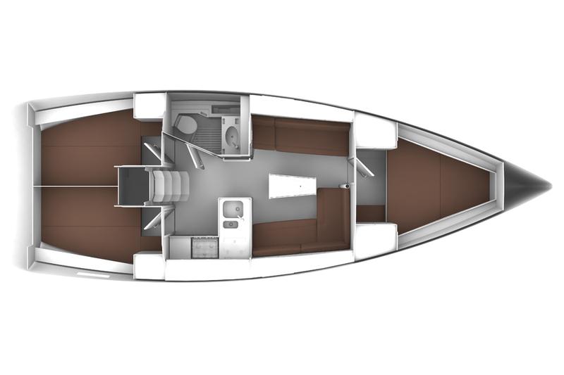 Book yachts online - sailboat - Bavaria 37 Cruiser - Summer Wind - rent