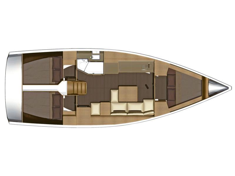 Book yachts online - sailboat - Dufour 382 - So What - rent
