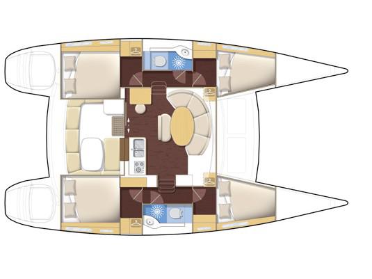 Book yachts online - catamaran - Lagoon 38 - FELICIDAD - rent