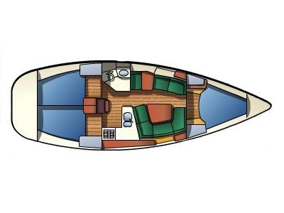 Book yachts online - sailboat - Sun Odyssey 379 - Erin (TFS) - rent