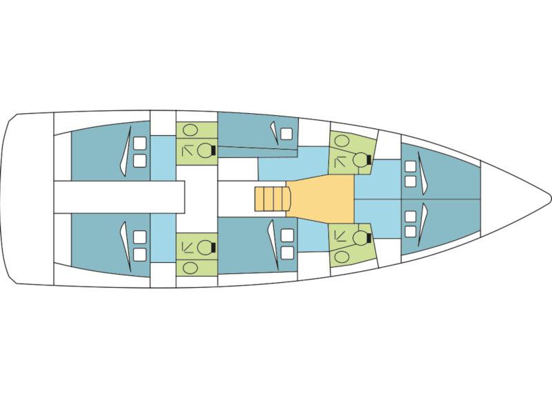 Book yachts online - sailboat - Sun Loft 47 - Pyrole - rent