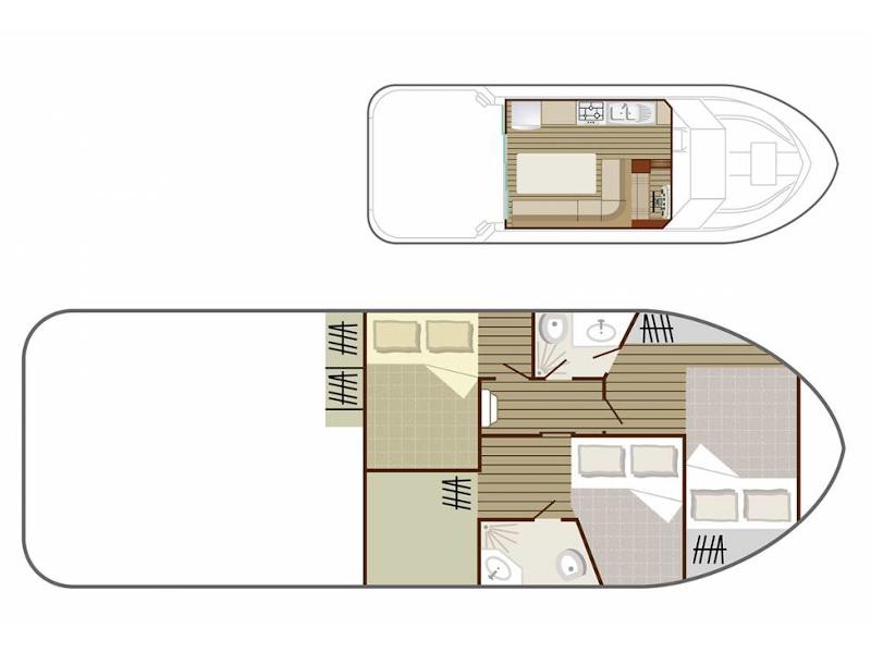 Book yachts online - motorboat - Sedan 1010 - ROSHEIM FR - rent