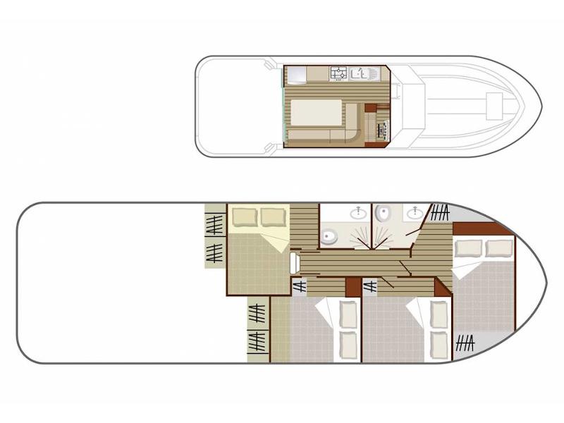 Book yachts online - motorboat - Sedan 1170 - TREBES FR - rent