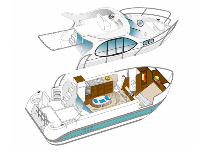 Book yachts online - motorboat - Estivale Duo - CHELES PO - rent